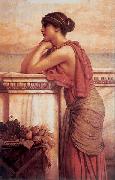 John William Godward By the Wayside oil painting on canvas